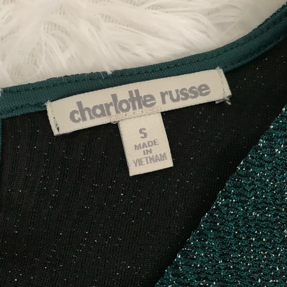 Charlotte Russe Emerald Green Romper - Picture 4 of 6